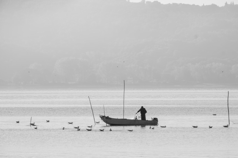 Lago Trassimeno, Italië - najaar 2025
